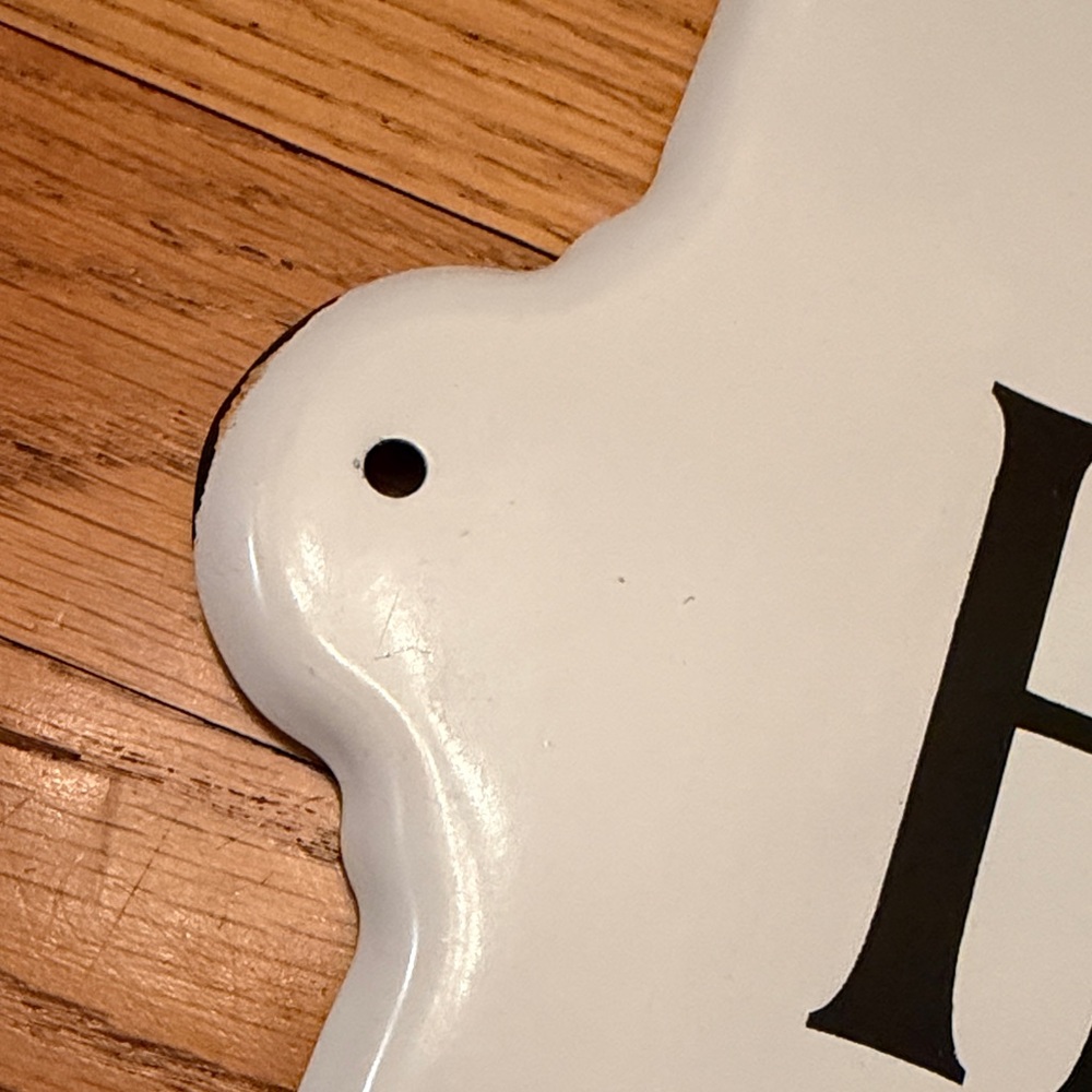 White 'Happy Place' Wall Sign - Picture 7 of 13